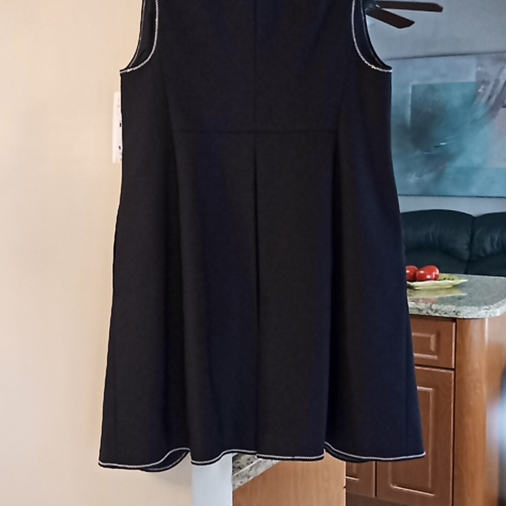 Zara Navy Longline Waistcoat With Silver Clasp Front Fastening. NWT. Beautiful!! - Picture 7 of 15